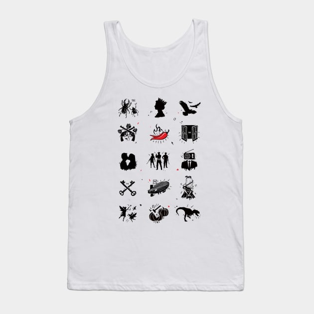 Rock Bands Tank Top by Gammaray